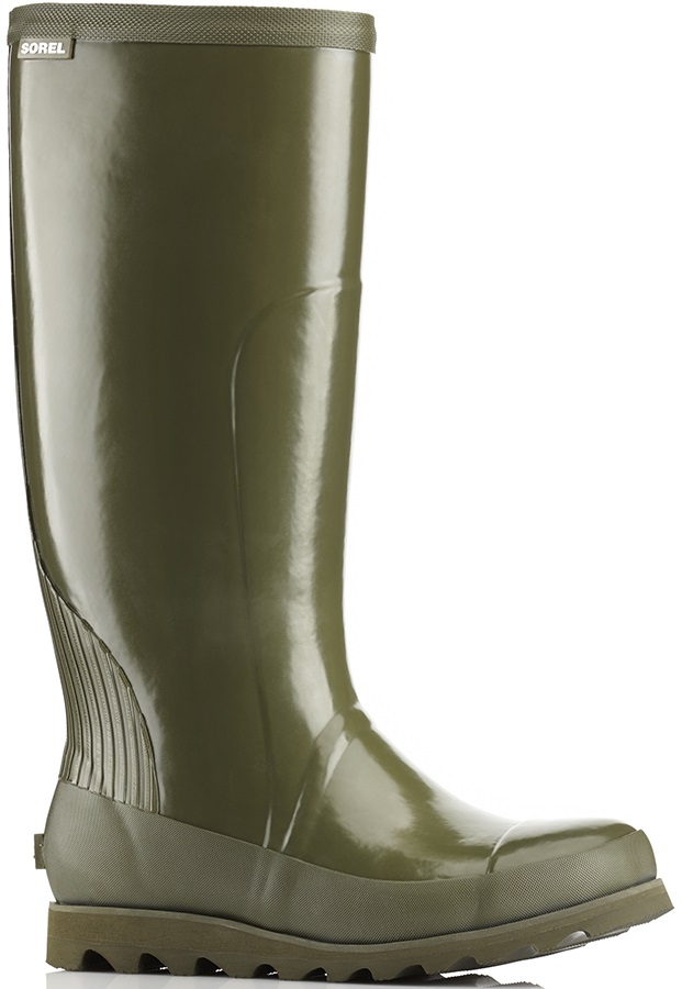 Sorel Joan Rain Tall Gloss Women's Wellington Boots, UK 3 Nori/Zest